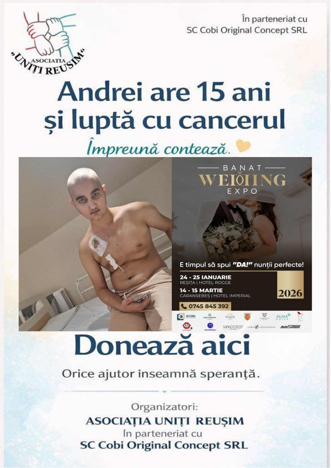 Afiș Umanitar Andrei Lascău